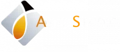 logotipo ashe studio para fondo negros