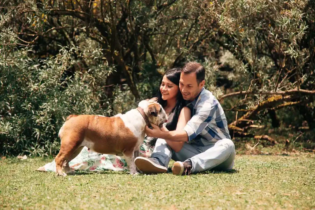 Sesiones Pre Boda 1 fotografia de pareja con mascota